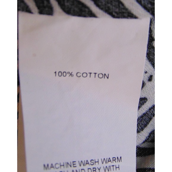 Joe Fresh | Women's Long Sleeve Blouse Zebra Print 100% Cotton Size Large - Picture 3 of 4